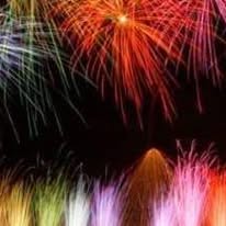 Detalle de fuegos artificiales